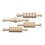 Wooden Textured Rolling Pins – Set of 4