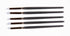 CCA - Rubber Clay Shaper set of 5, 1/4" Diameter