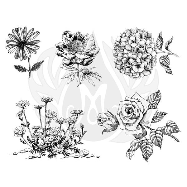 DSS-149 Silk Screen Flowers 3 – XL