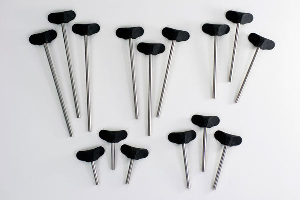 Giffin Grip - 15 Rods with 15 Molded Hands, 5 sizes