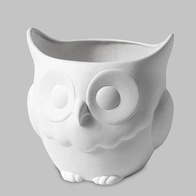 Mayco Earthenware Bisque - MB1331 Owl Planter