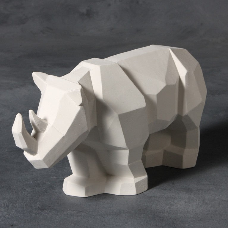 Mayco Earthenware Bisque - MB1430 Faceted Rhino