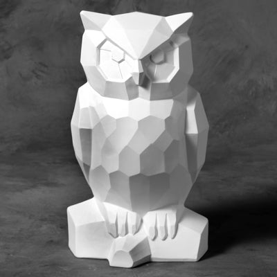 Mayco Earthenware Bisque - MB1477 Faceted Owl