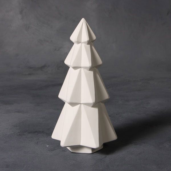Mayco Earthenware Bisque - MB1497 Faceted Tree – 7”