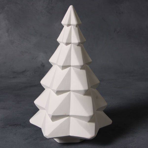 Mayco Earthenware Bisque - MB1498 Faceted Tree – 10”