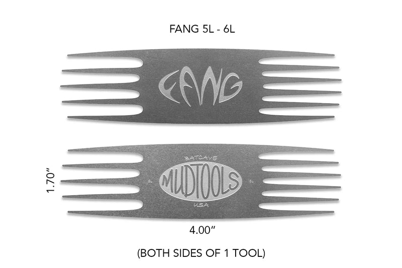 Mudtools FANG Large Stainless Steel Scoring Tools