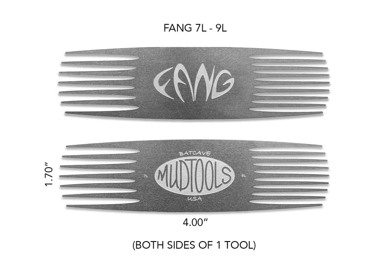 Mudtools FANG Large Stainless Steel Scoring Tools