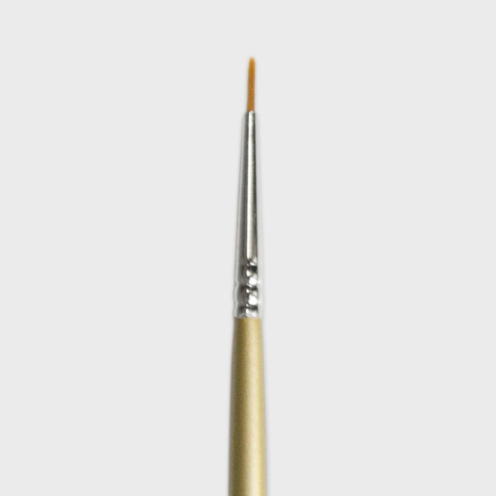 Mayco - Overglaze Brush - #0 Liner (Gold Handle)