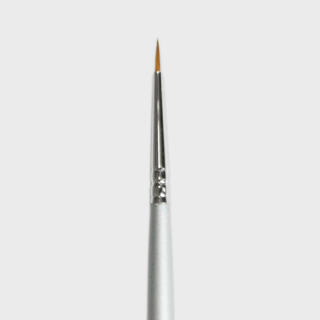 Mayco - Overglaze Brush - #0 Liner (Silver Handle)