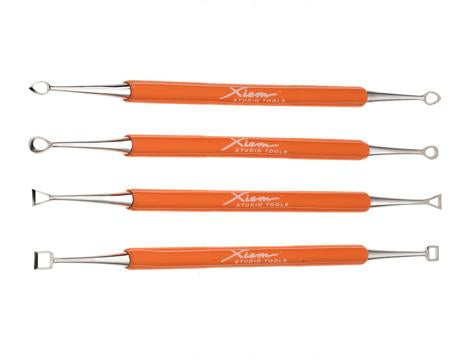 Xiem, Stainless Carving Tools with Double Ends (4 Set)