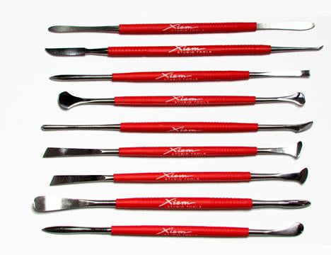 Xiem, Stainless Modeling & Carving Tools with Double Ends (9 Set)