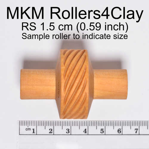 MKM RS Texture Roller with Ruler