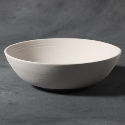 Mayco Stoneware Bisque - SB106 Rimmed Bowl