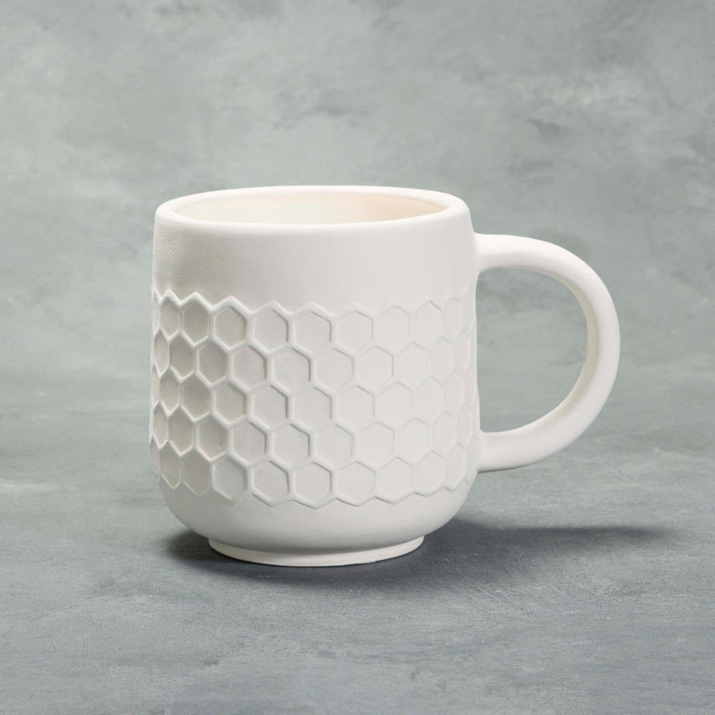 Mayco Stoneware Bisque - SB137 Honeycomb Mug