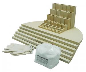 Furniture Kit for e23T-3 Easy-Fire (3" brick) - All Half Shelves