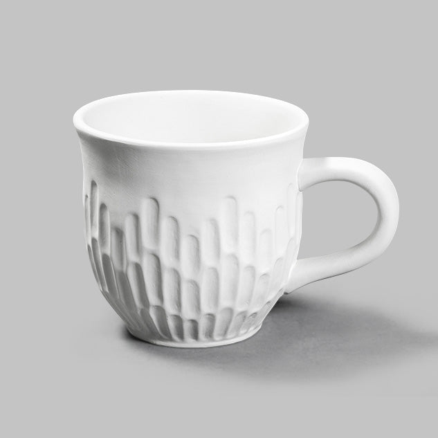 Mayco Earthenware Bisque - MB1561 Fluted Mug