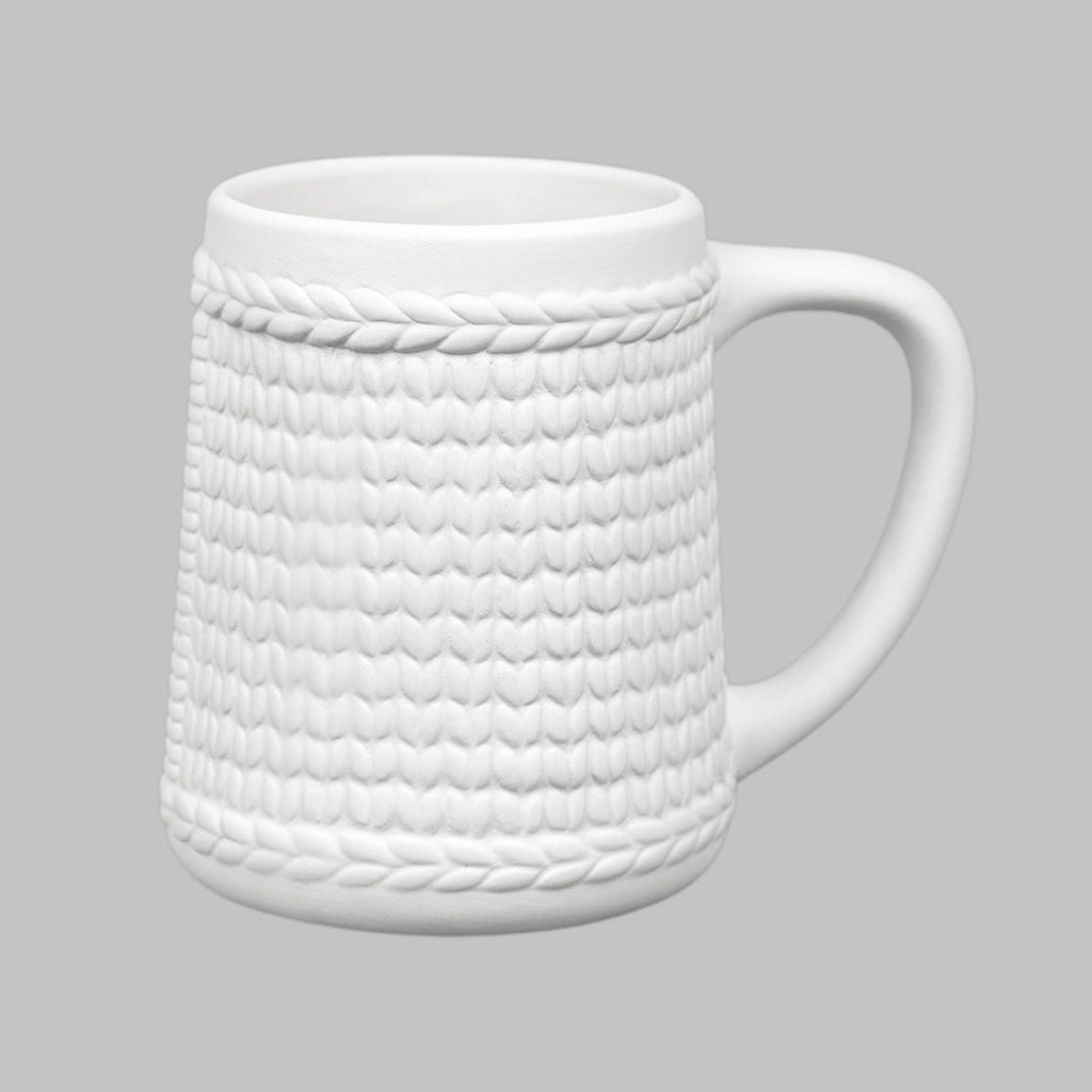 Mayco Earthenware Bisque - MB1578 Knit Mug